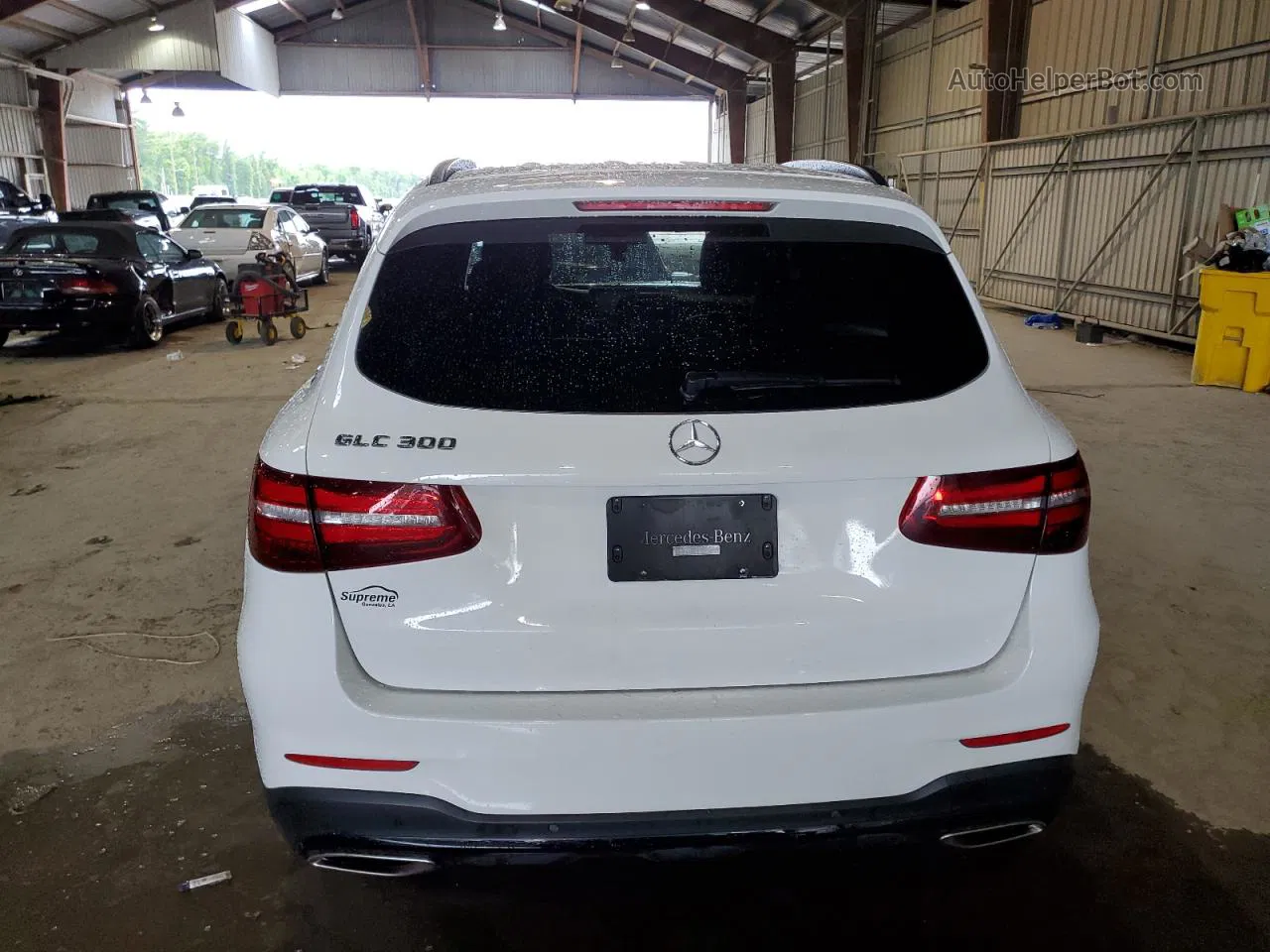 2019 Mercedes-benz Glc 300 White vin: WDC0G4JB7KV167250