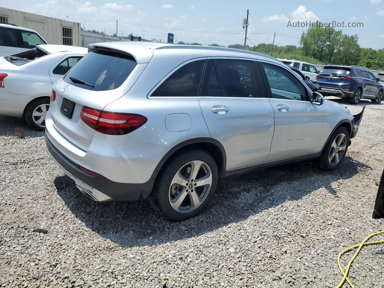 2019 Mercedes-benz Glc 300 Silver vin: WDC0G4JB7KV170147