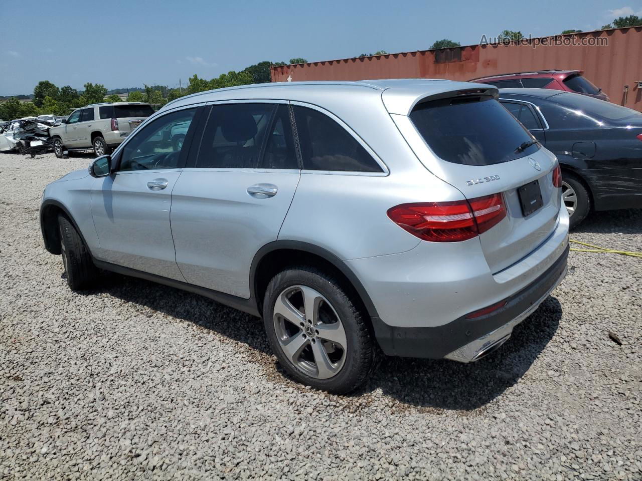 2019 Mercedes-benz Glc 300 Silver vin: WDC0G4JB7KV170147