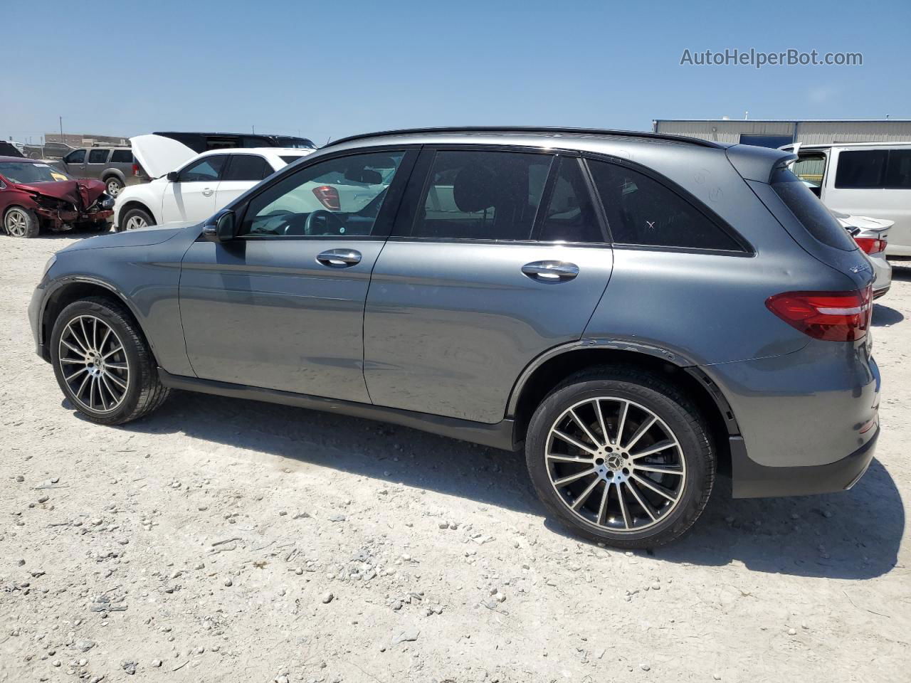 2019 Mercedes-benz Glc 300 Gray vin: WDC0G4JB7KV178135