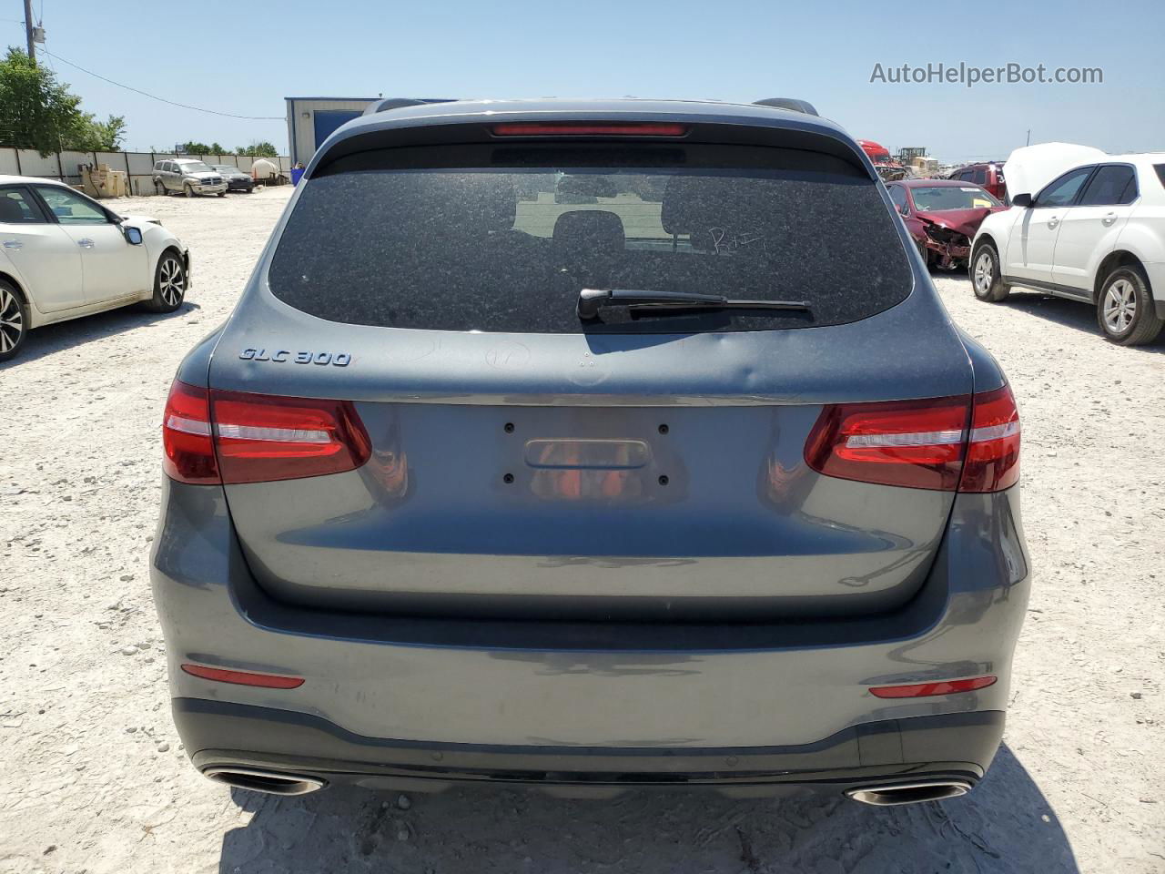 2019 Mercedes-benz Glc 300 Gray vin: WDC0G4JB7KV178135