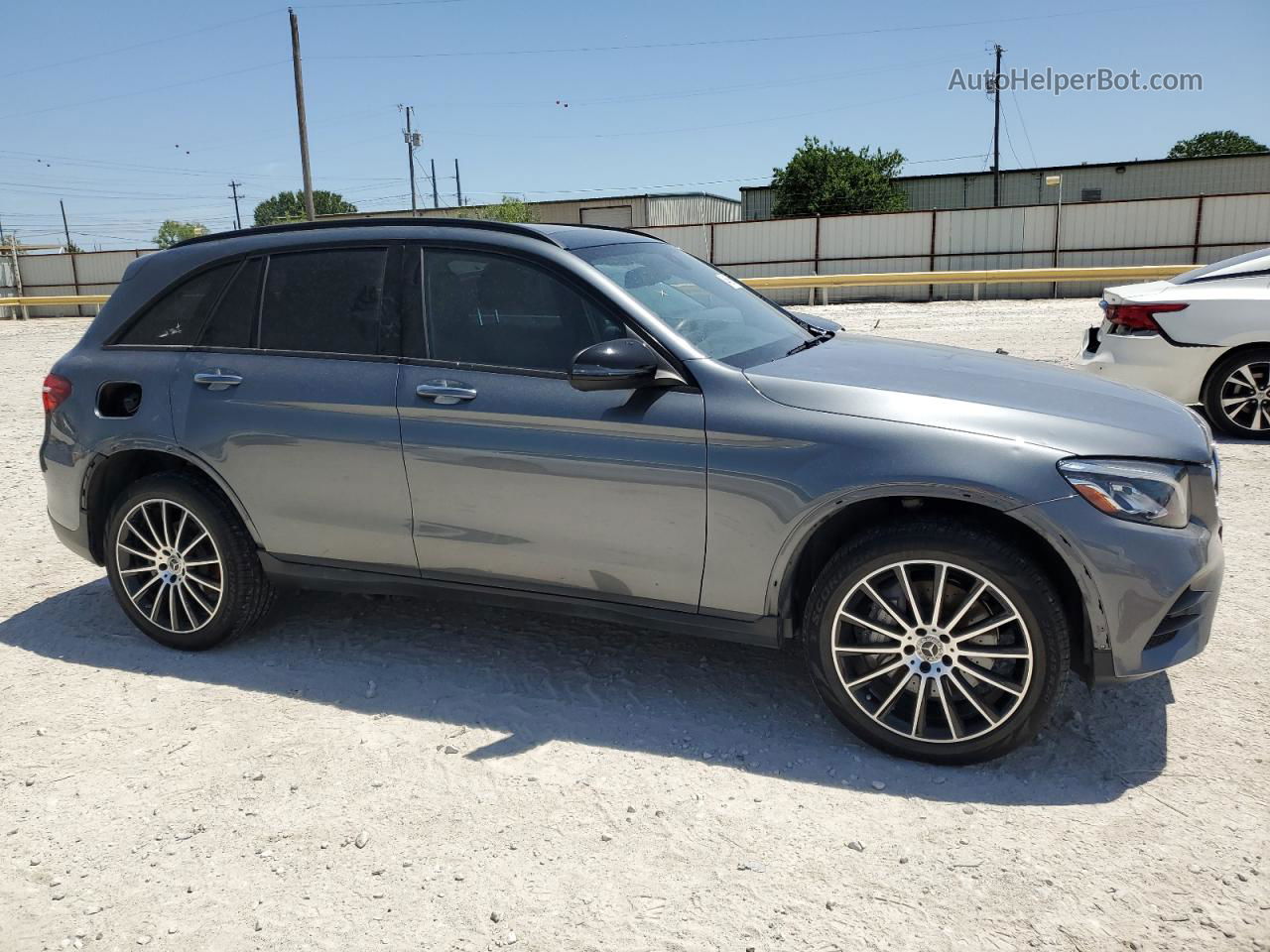 2019 Mercedes-benz Glc 300 Gray vin: WDC0G4JB7KV178135