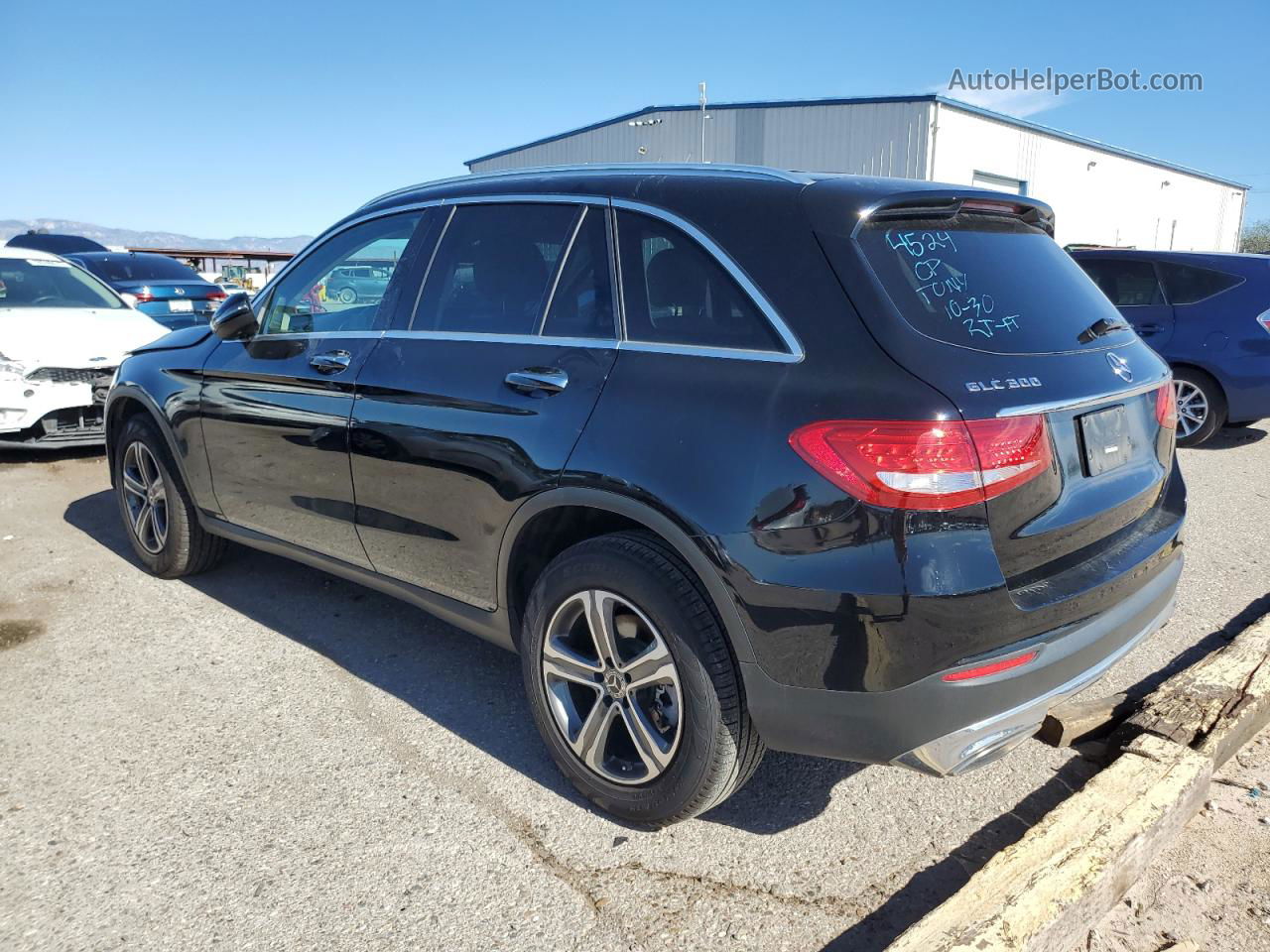 2019 Mercedes-benz Glc 300 Черный vin: WDC0G4JB7KV190639