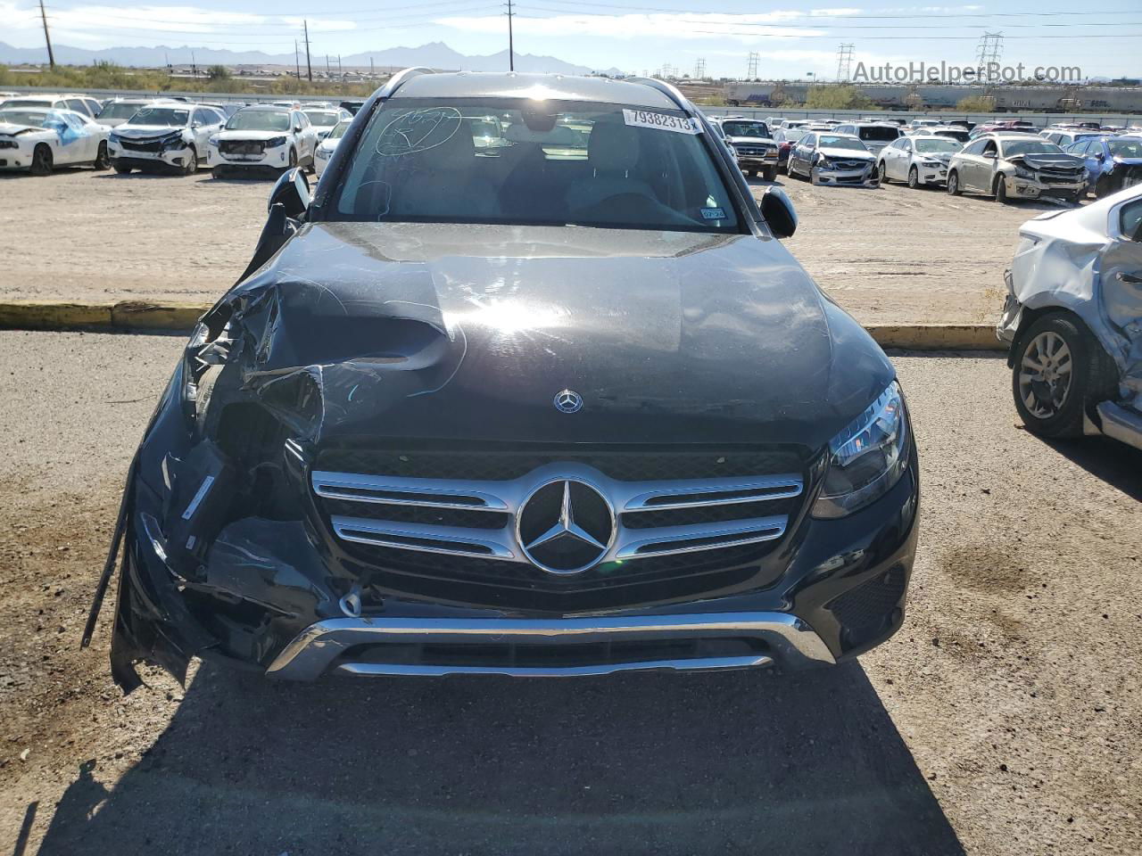 2019 Mercedes-benz Glc 300 Black vin: WDC0G4JB7KV190639