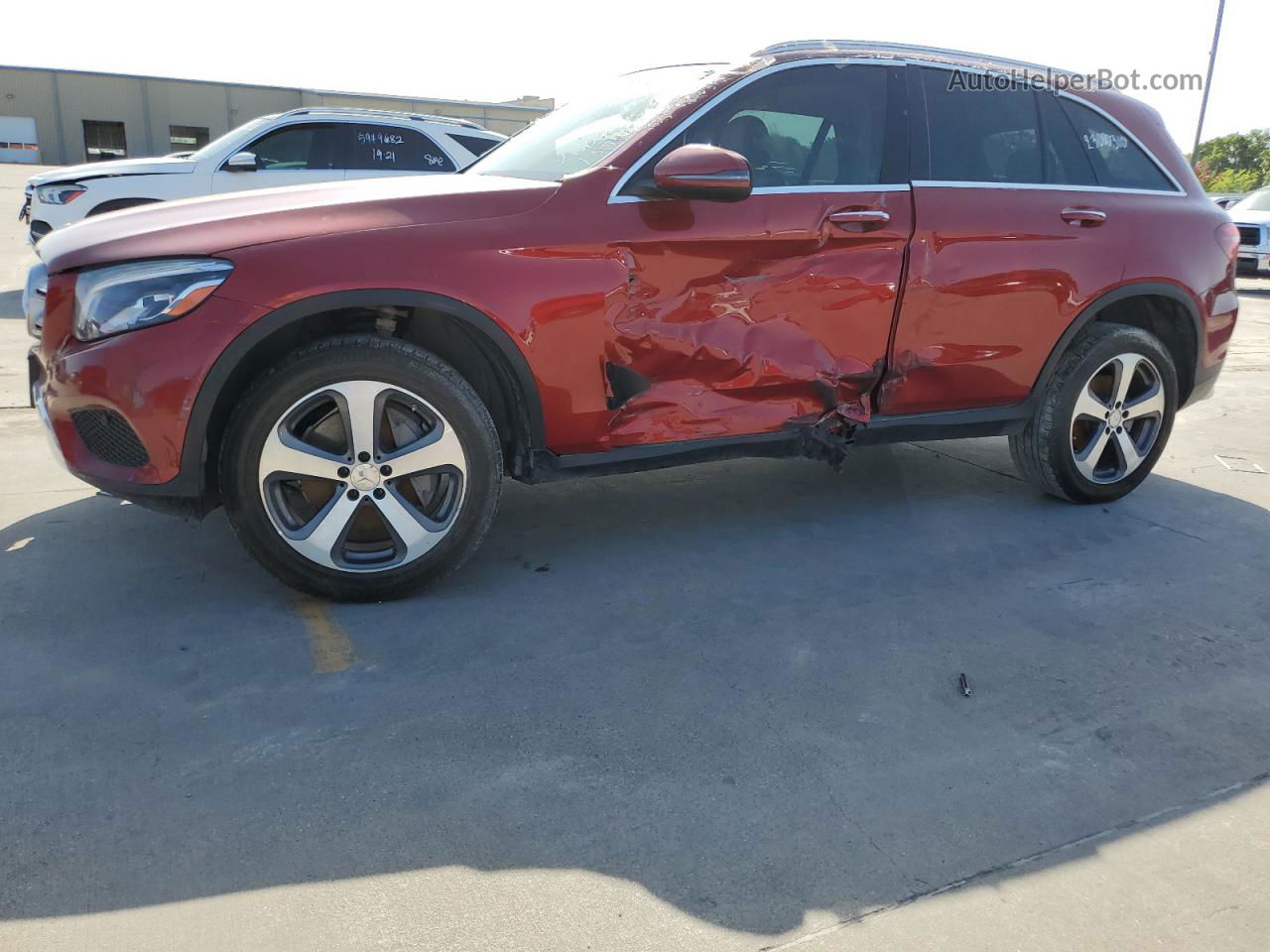 2019 Mercedes-benz Glc 300 Red vin: WDC0G4JB8KF532500