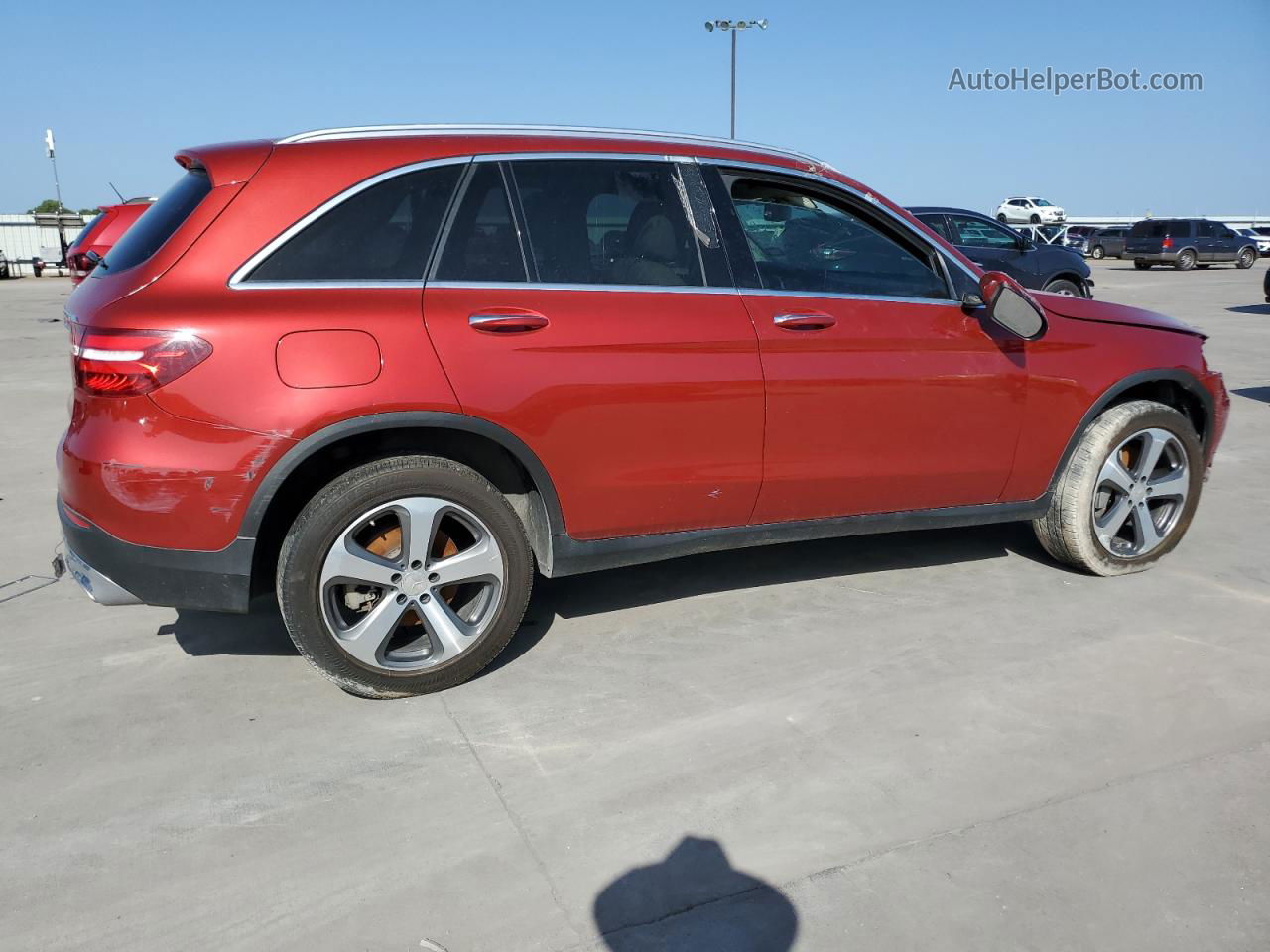 2019 Mercedes-benz Glc 300 Red vin: WDC0G4JB8KF532500