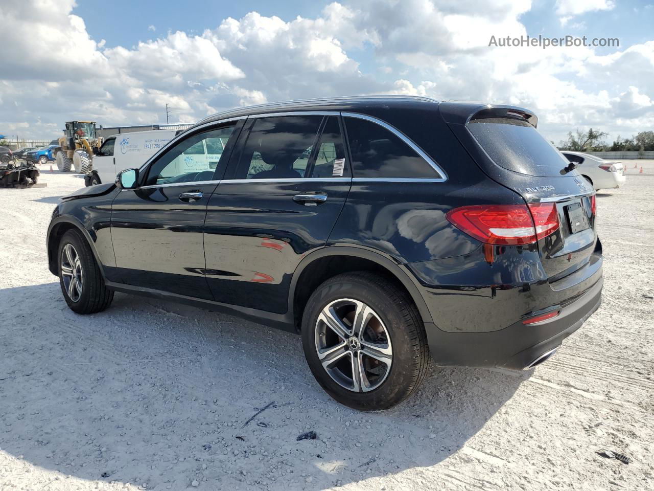 2019 Mercedes-benz Glc 300 Black vin: WDC0G4JB8KF655553