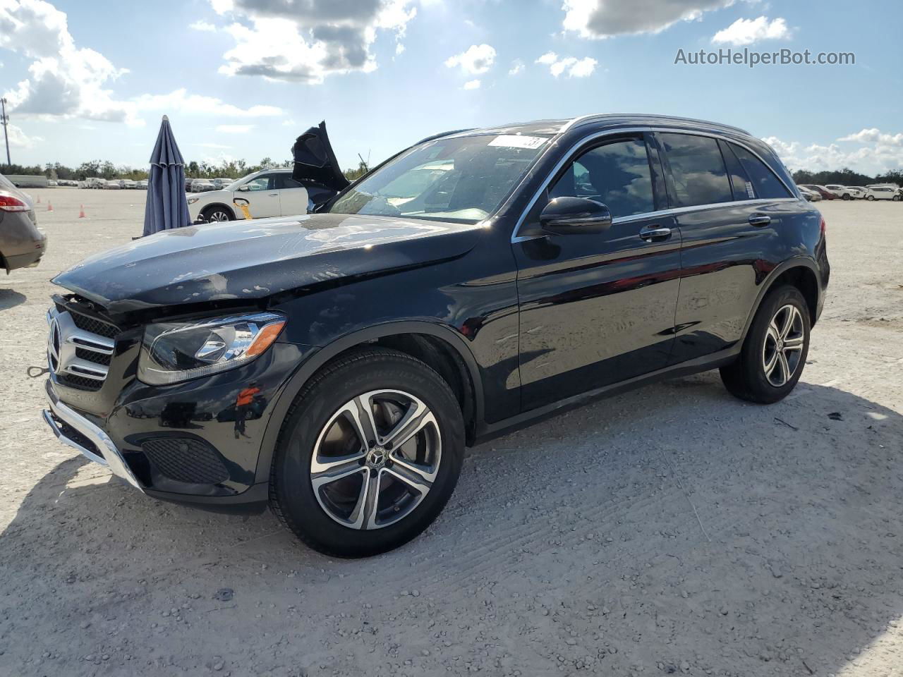 2019 Mercedes-benz Glc 300 Black vin: WDC0G4JB8KF655553