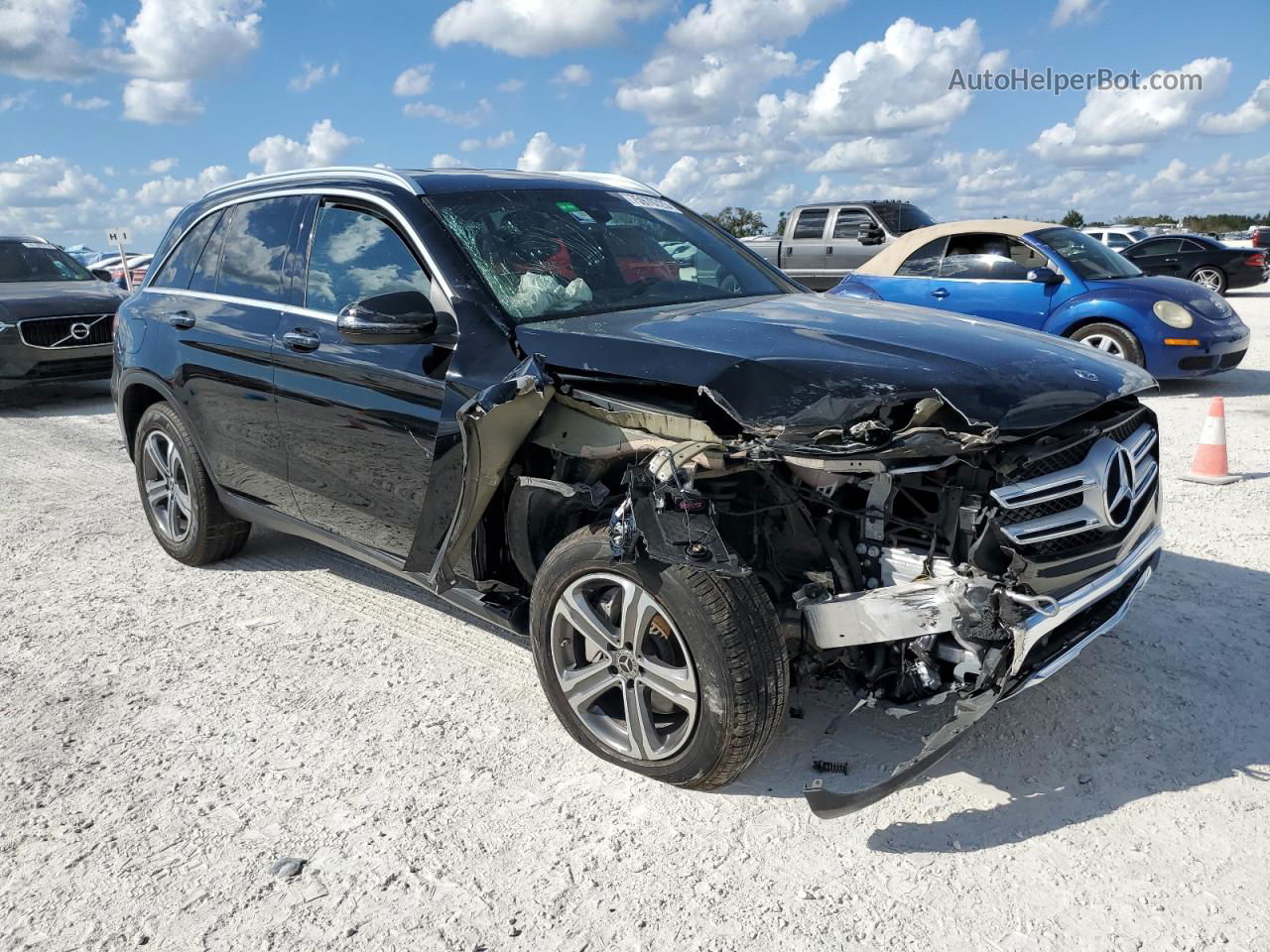 2019 Mercedes-benz Glc 300 Black vin: WDC0G4JB8KF655553