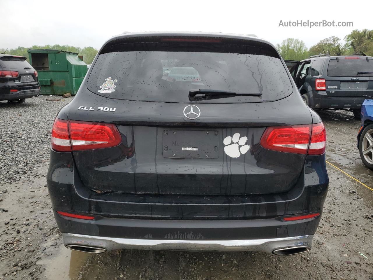 2019 Mercedes-benz Glc 300 Black vin: WDC0G4JB9KF566297