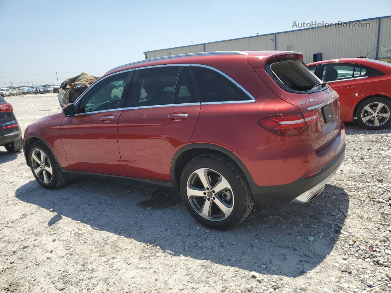 2019 Mercedes-benz Glc 300 Red vin: WDC0G4JB9KF576909