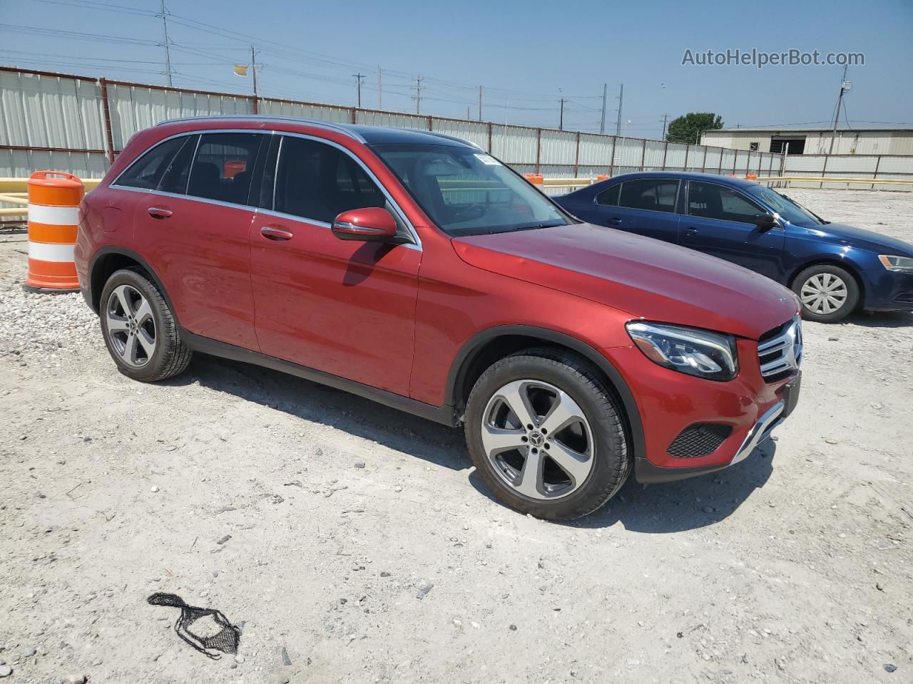 2019 Mercedes-benz Glc 300 Red vin: WDC0G4JB9KF576909