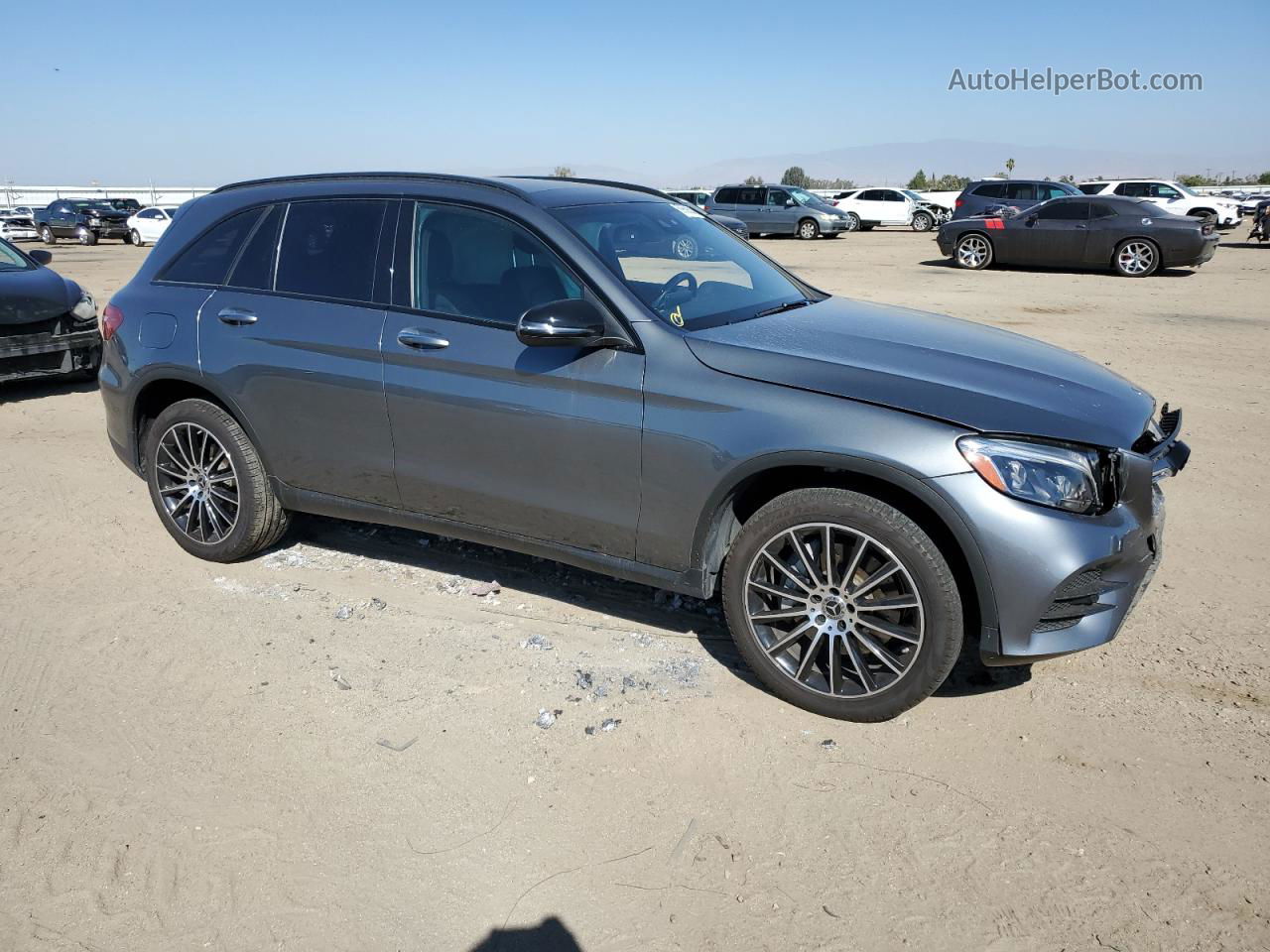 2019 Mercedes-benz Glc 300 Gray vin: WDC0G4JB9KF665525