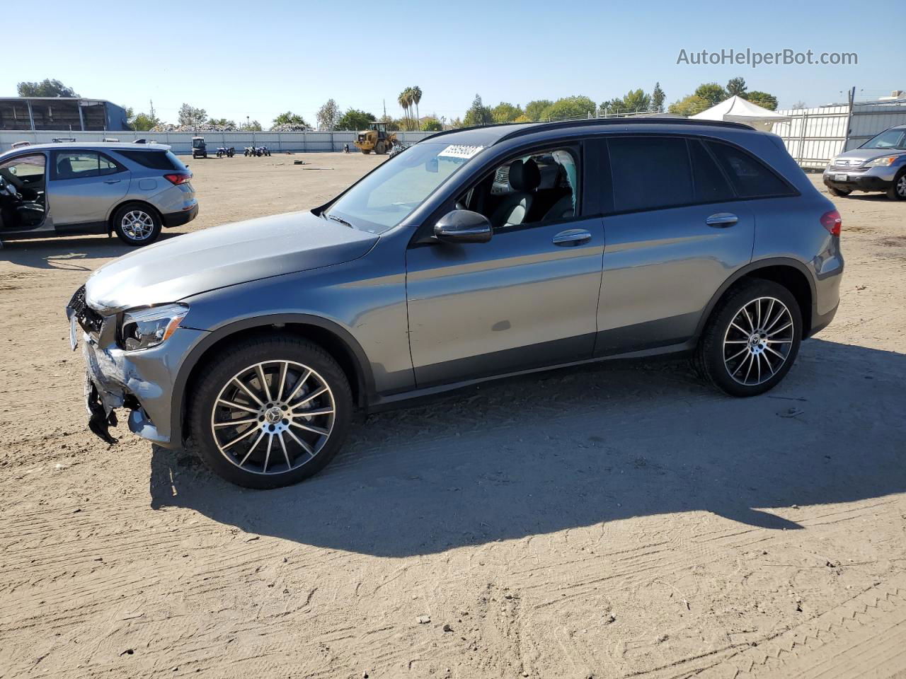 2019 Mercedes-benz Glc 300 Серый vin: WDC0G4JB9KF665525