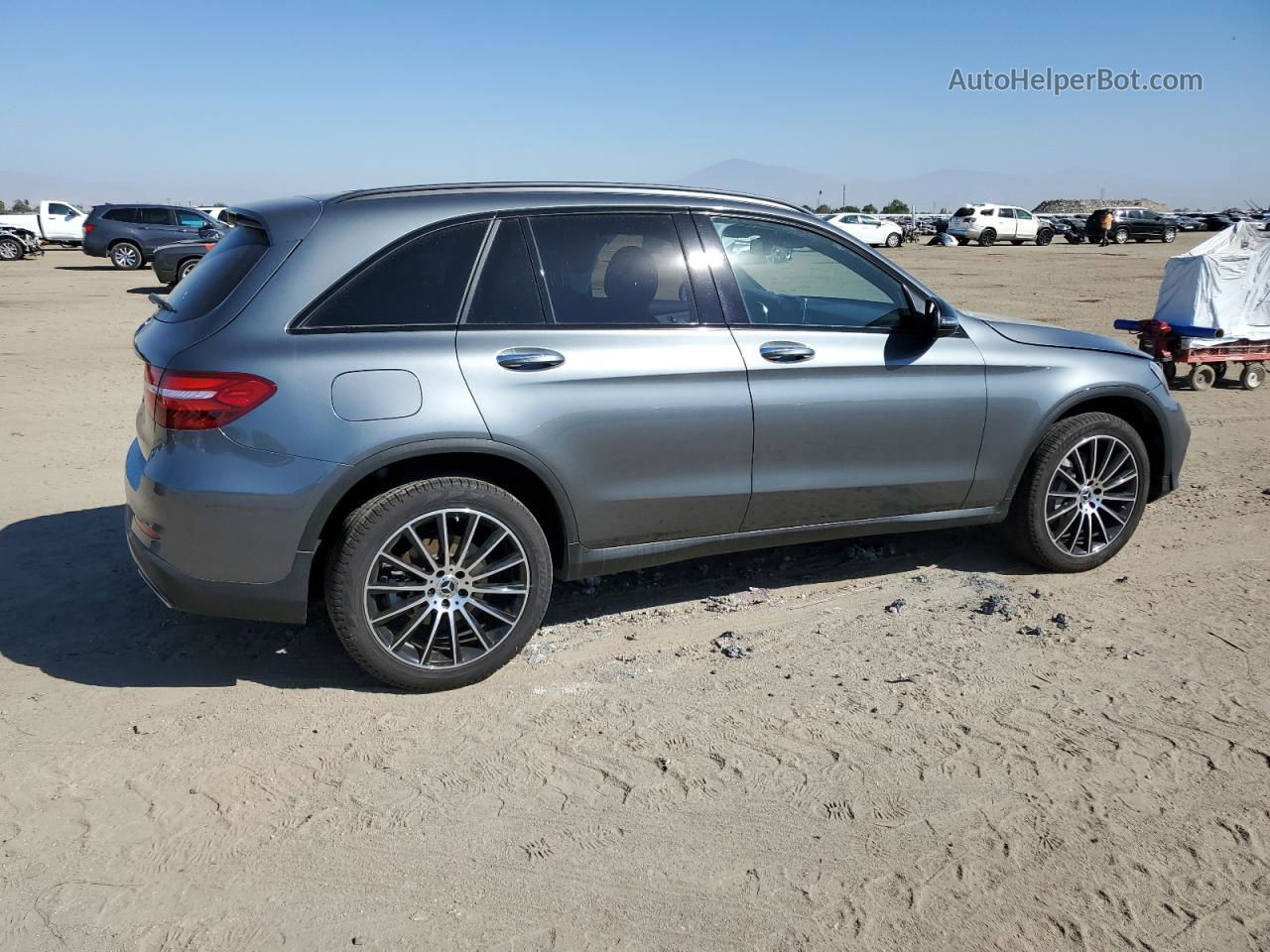 2019 Mercedes-benz Glc 300 Gray vin: WDC0G4JB9KF665525