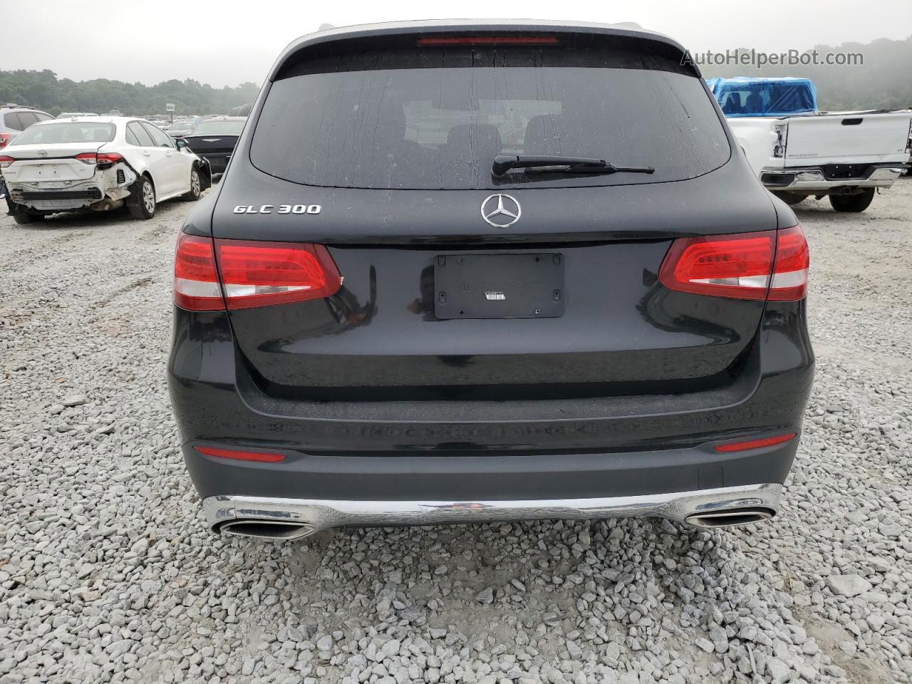 2019 Mercedes-benz Glc 300 Черный vin: WDC0G4JB9KV123363