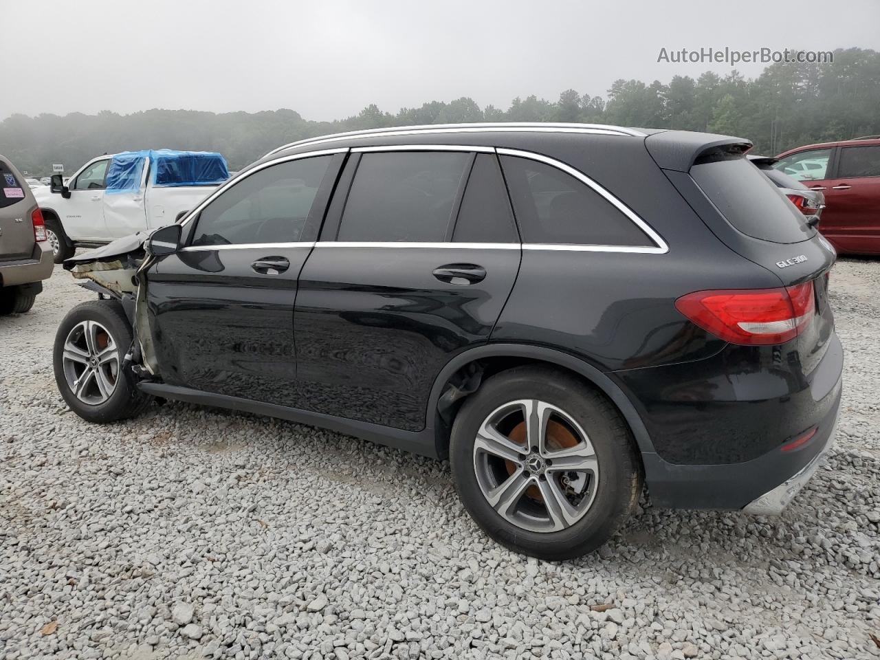 2019 Mercedes-benz Glc 300 Черный vin: WDC0G4JB9KV123363