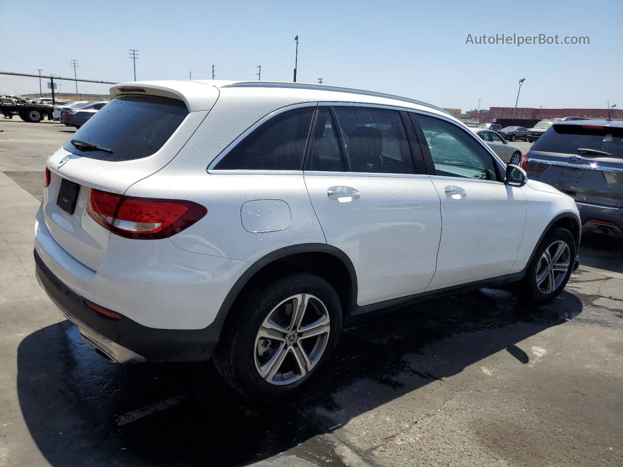 2019 Mercedes-benz Glc 300 Белый vin: WDC0G4JB9KV132077