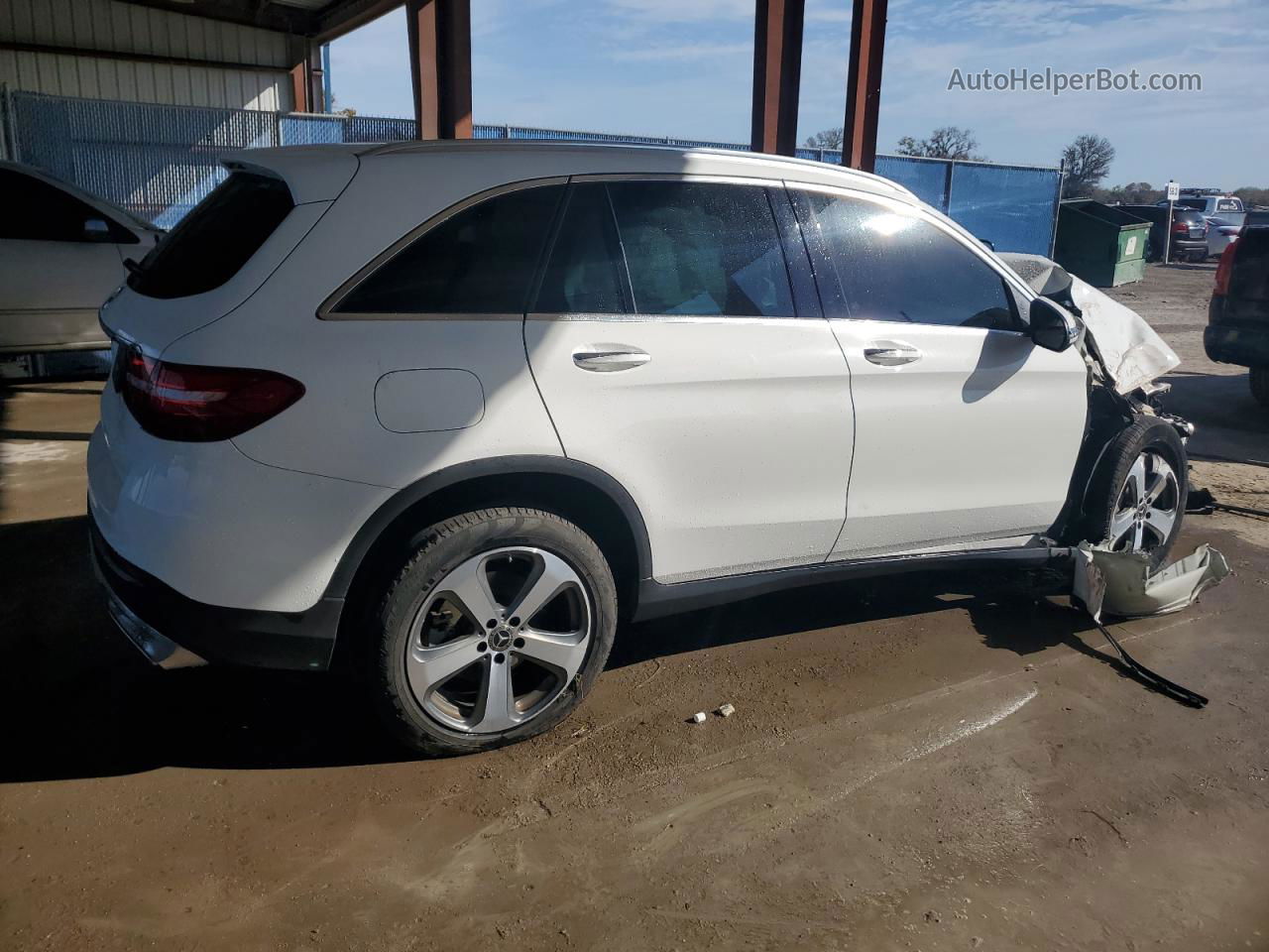 2019 Mercedes-benz Glc 300 White vin: WDC0G4JB9KV163510