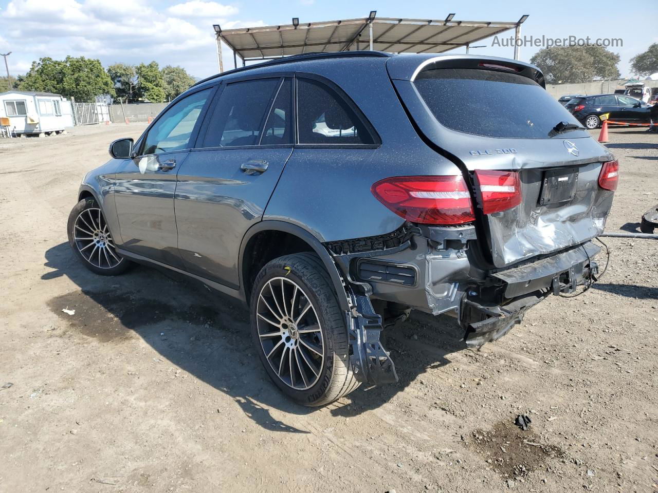 2019 Mercedes-benz Glc 300 Gray vin: WDC0G4JB9KV175480