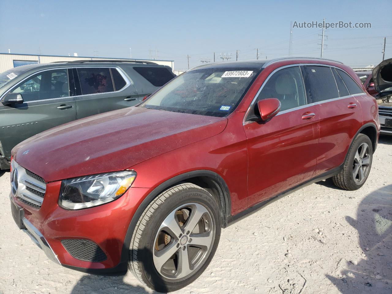 2016 Mercedes-benz Glc 300 Burgundy vin: WDC0G4JBXGF063949