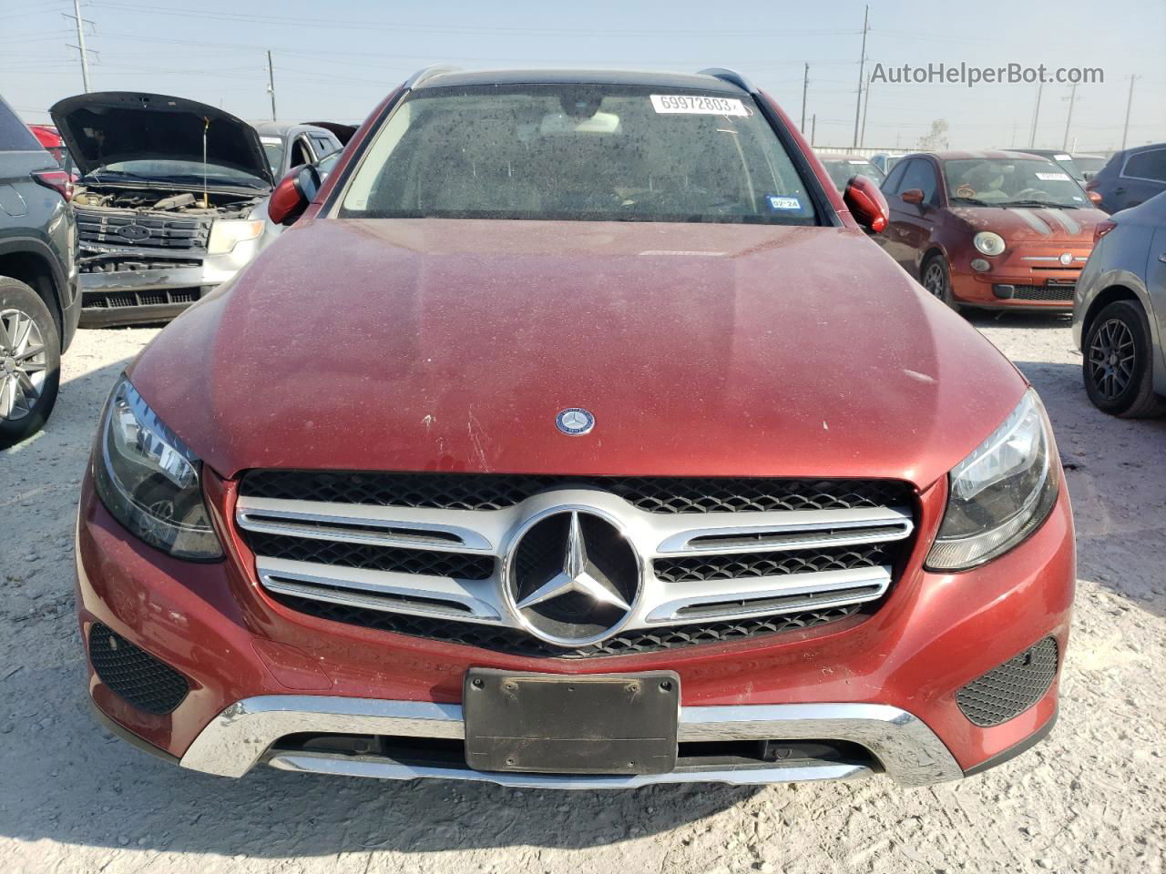 2016 Mercedes-benz Glc 300 Burgundy vin: WDC0G4JBXGF063949