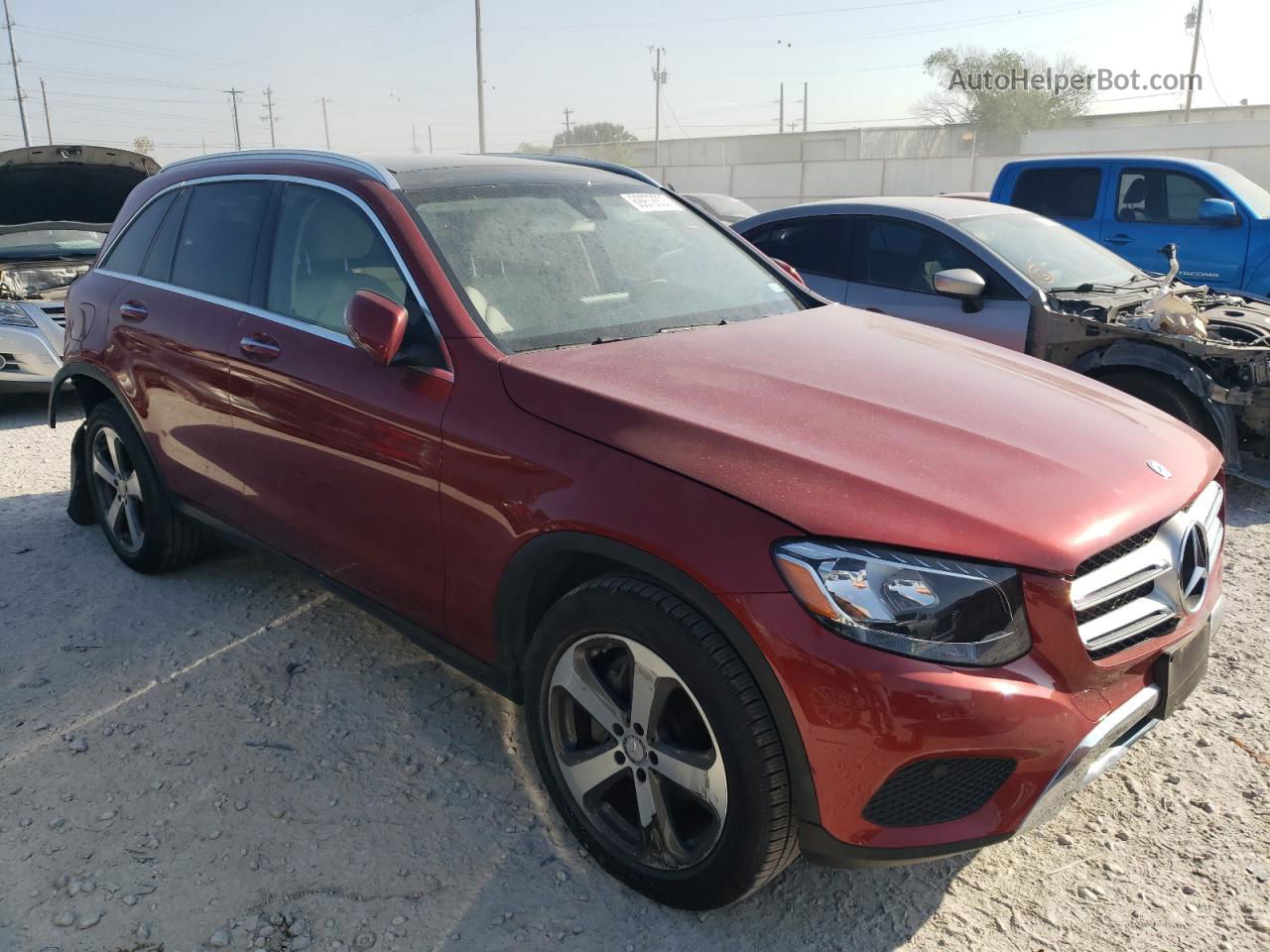 2016 Mercedes-benz Glc 300 Burgundy vin: WDC0G4JBXGF063949