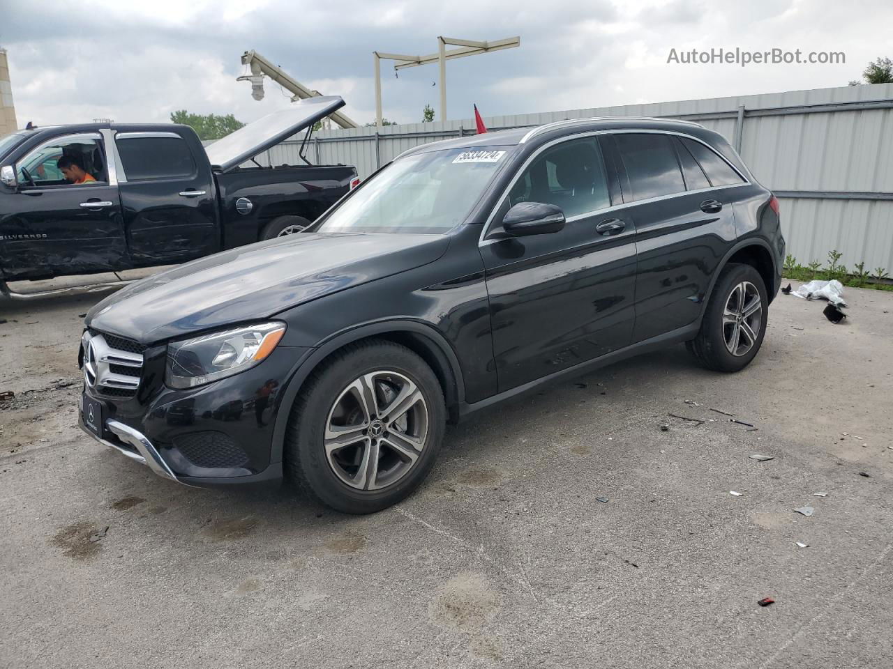 2019 Mercedes-benz Glc 300 Black vin: WDC0G4JBXKV156730