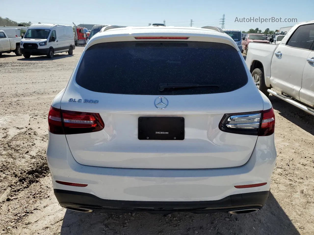 2019 Mercedes-benz Glc 300 White vin: WDC0G4JBXKV178338