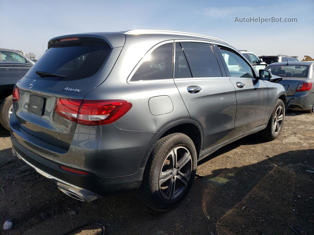 2016 Mercedes-benz Glc 300 4matic Gray vin: WDC0G4KB0GF067023