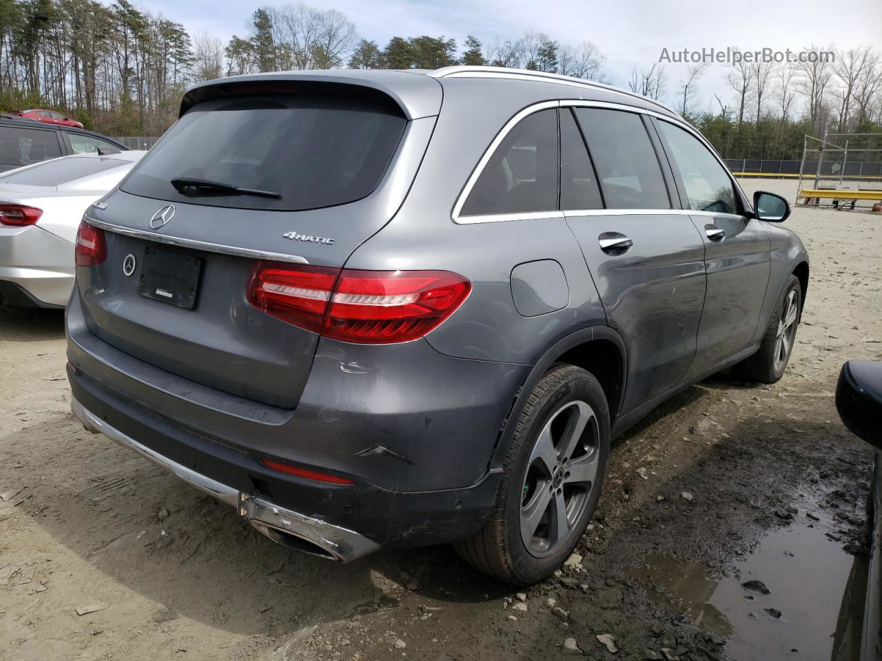 2019 Mercedes-benz Glc 300 4matic Gray vin: WDC0G4KB0K1000508