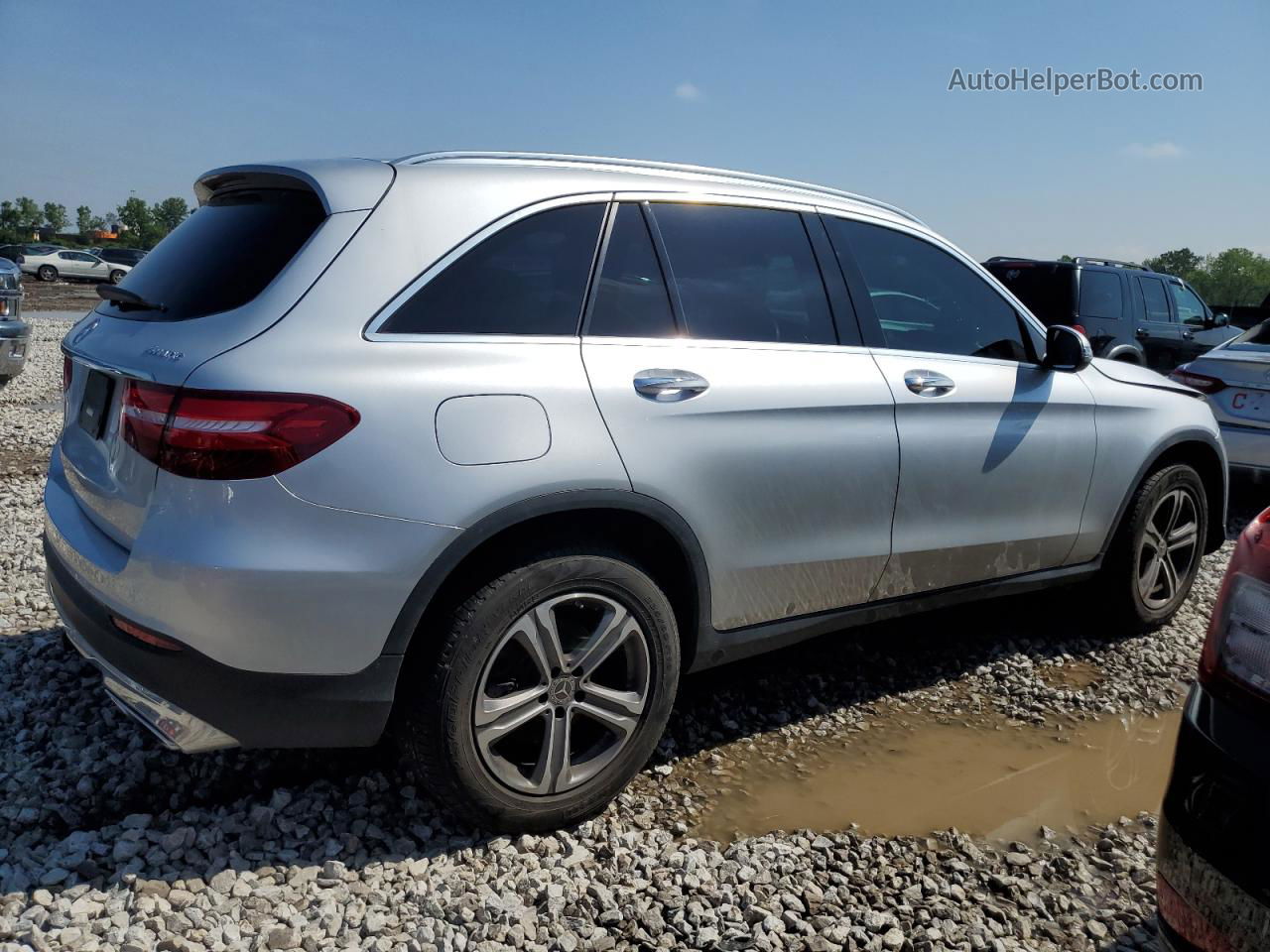 2019 Mercedes-benz Glc 300 4matic Silver vin: WDC0G4KB0KF571340