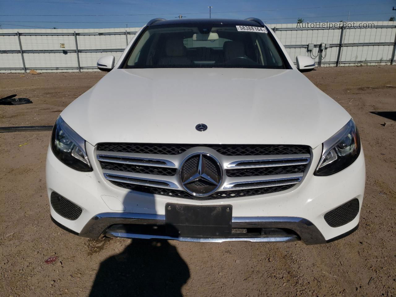 2019 Mercedes-benz Glc 300 4matic White vin: WDC0G4KB0KF656162