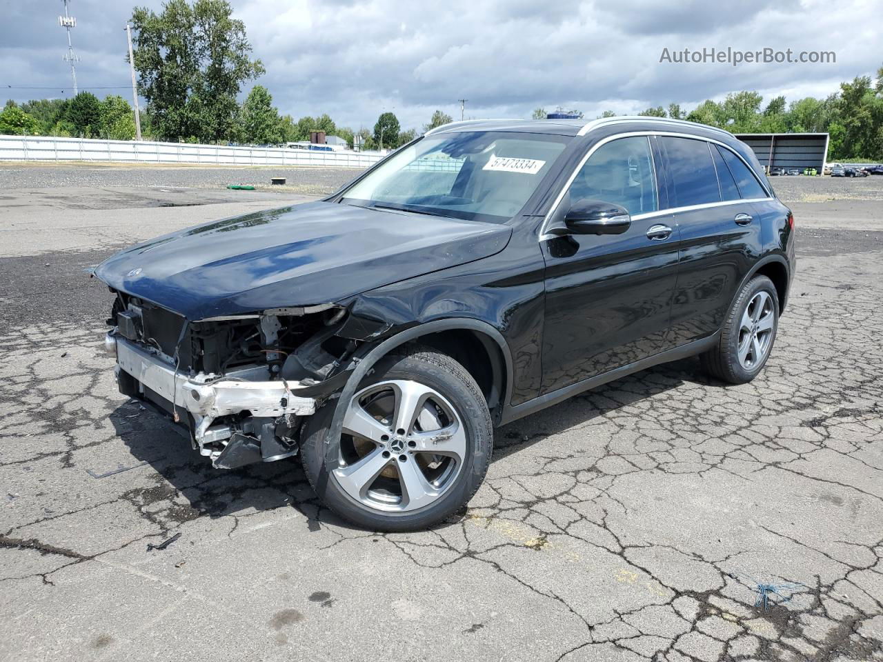 2019 Mercedes-benz Glc 300 4matic Black vin: WDC0G4KB0KV164821