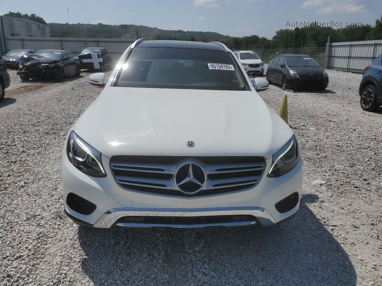 2019 Mercedes-benz Glc 300 4matic White vin: WDC0G4KB0KV189959