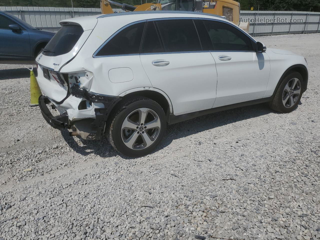 2019 Mercedes-benz Glc 300 4matic White vin: WDC0G4KB0KV189959