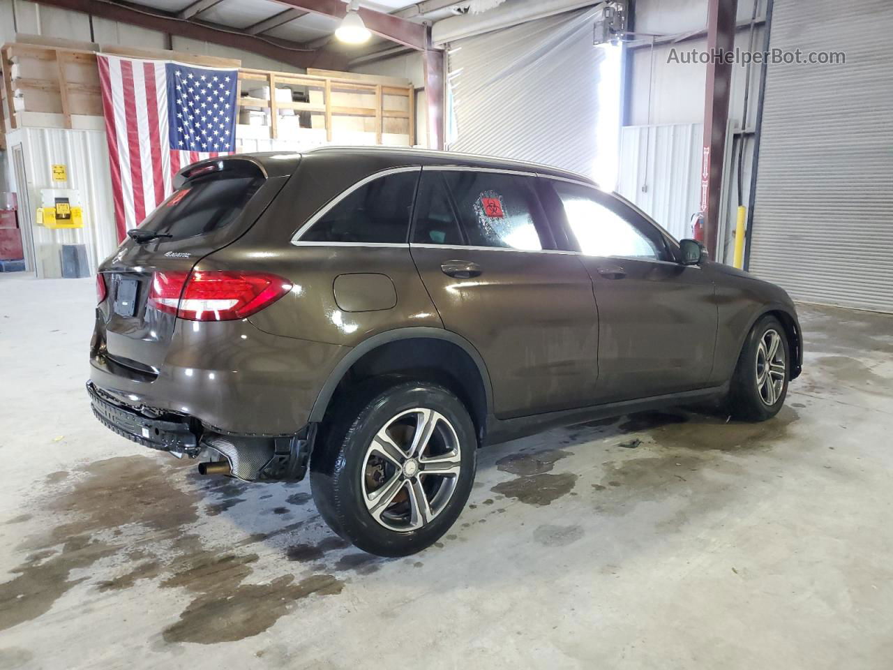 2016 Mercedes-benz Glc 300 4matic Brown vin: WDC0G4KB1GF057293