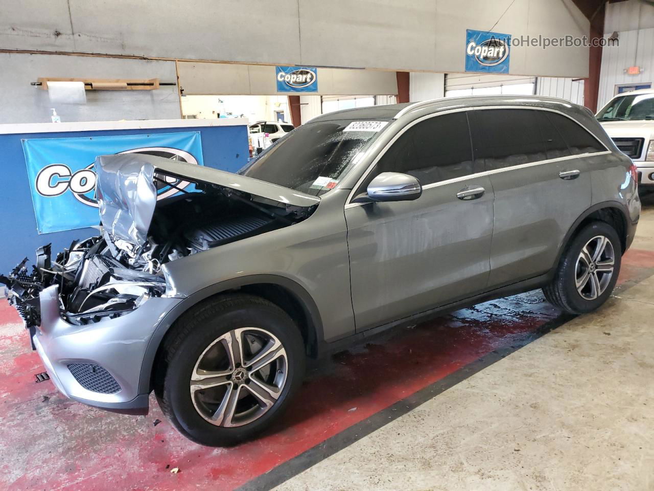 2019 Mercedes-benz Glc 300 4matic Charcoal vin: WDC0G4KB1KF594741