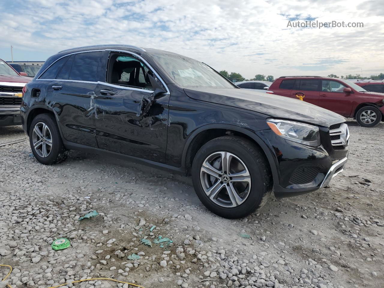 2019 Mercedes-benz Glc 300 4matic Black vin: WDC0G4KB1KF644862