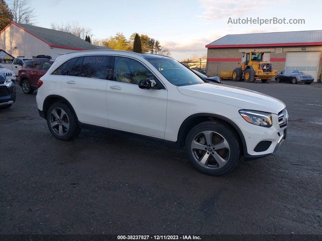 2019 Mercedes-benz Glc 300 4matic White vin: WDC0G4KB1KV134484