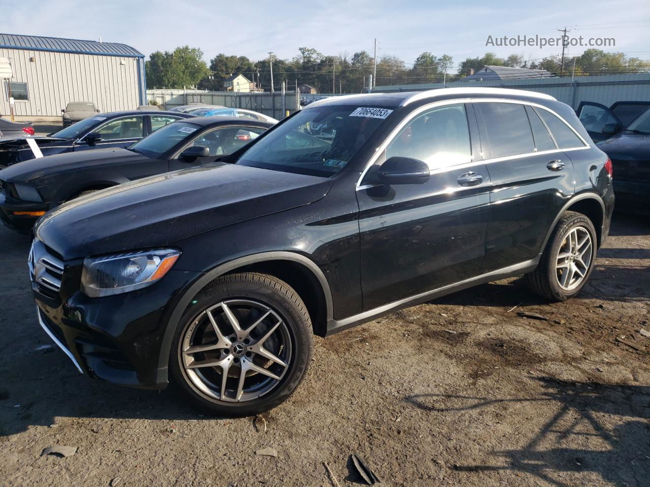 2019 Mercedes-benz Glc 300 4matic Black vin: WDC0G4KB1KV146960