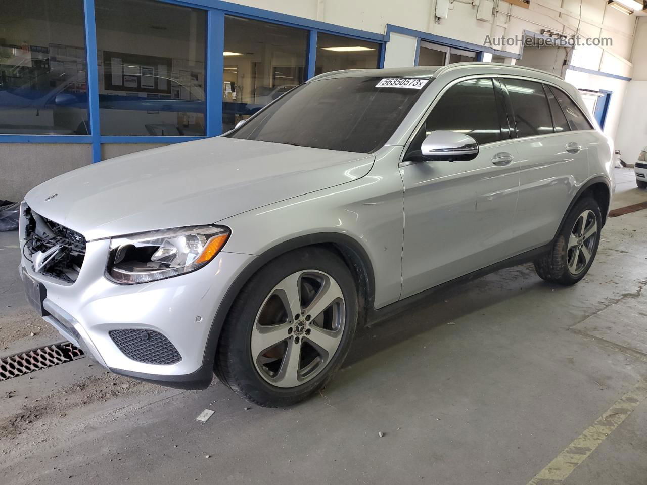 2019 Mercedes-benz Glc 300 4matic Silver vin: WDC0G4KB1KV186343