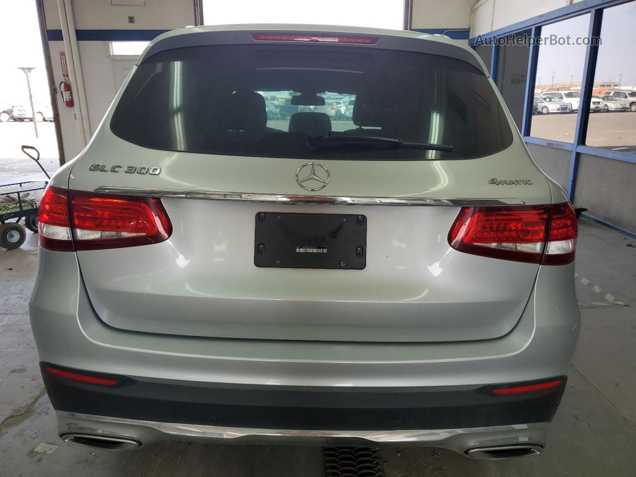 2019 Mercedes-benz Glc 300 4matic Silver vin: WDC0G4KB1KV186343