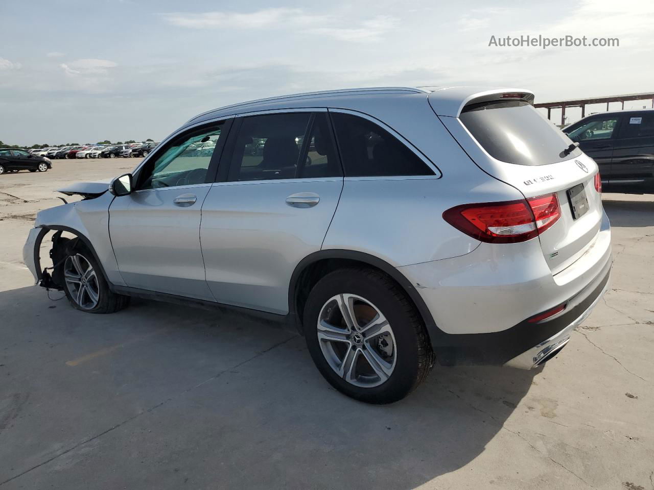 2019 Mercedes-benz Glc 300 4matic Silver vin: WDC0G4KB2KF580489