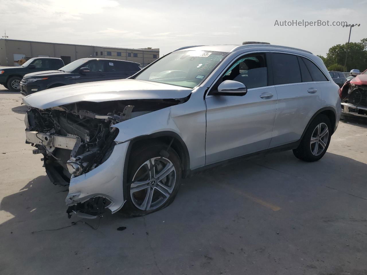 2019 Mercedes-benz Glc 300 4matic Silver vin: WDC0G4KB2KF580489