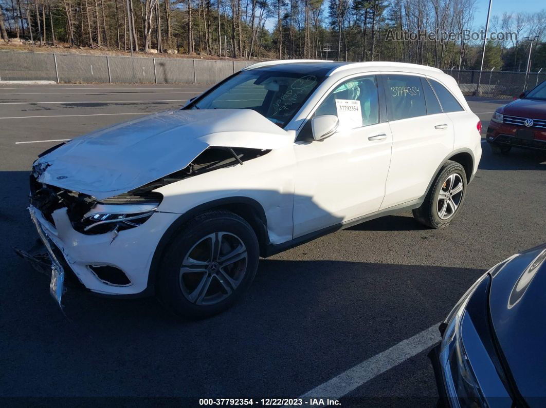 2019 Mercedes-benz Glc 300 4matic White vin: WDC0G4KB2KF615886