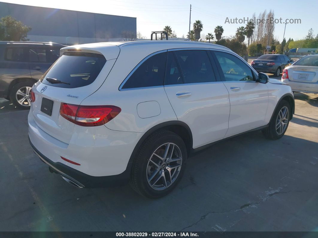 2019 Mercedes-benz Glc 300 4matic White vin: WDC0G4KB3KF542754