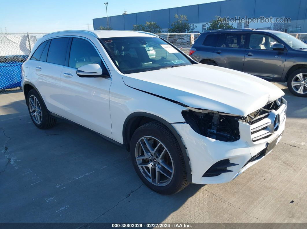 2019 Mercedes-benz Glc 300 4matic White vin: WDC0G4KB3KF542754