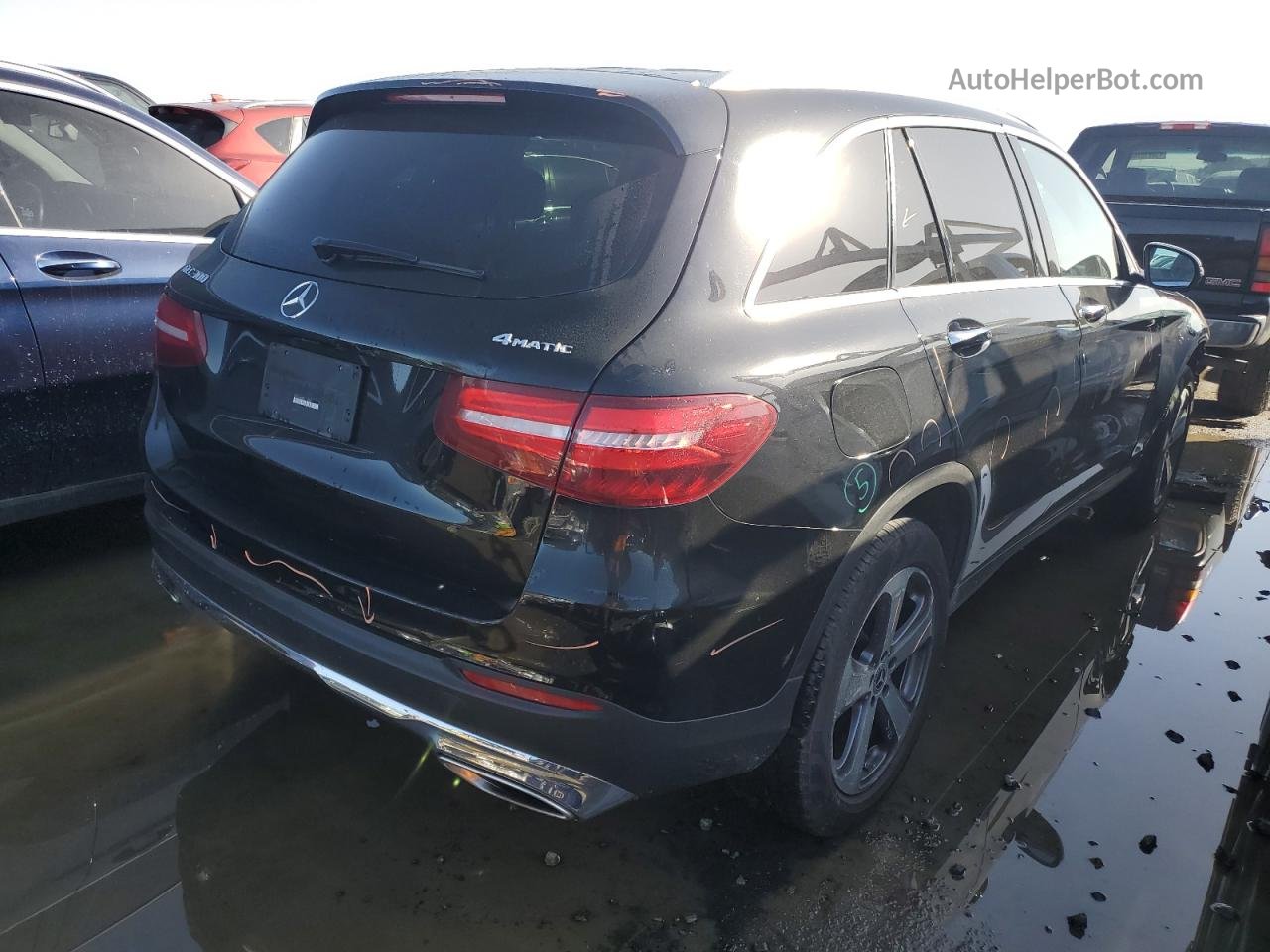 2019 Mercedes-benz Glc 300 4matic Black vin: WDC0G4KB3KV123860