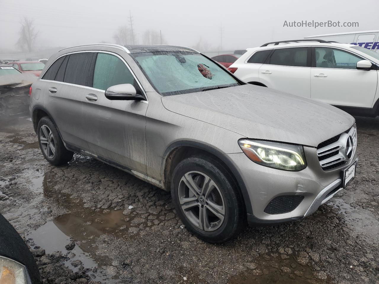 2019 Mercedes-benz Glc 300 4matic Gray vin: WDC0G4KB3KV172301